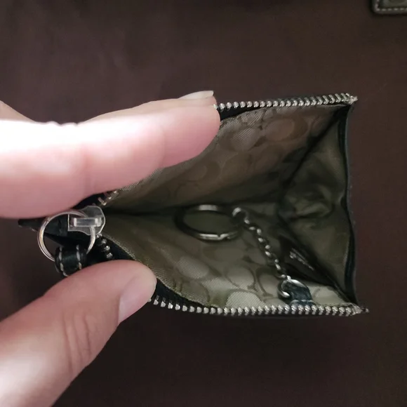 Coach Hampton Black Leather Satchel & Matching Wallet - Picture 16 of 16